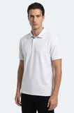 Slazenger ZODIACS Erkek Polo Yaka Beyaz Tişört