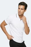 Slazenger ZITHER Erkek Polo Yaka Beyaz Tişört