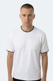 Slazenger ZAVIER Erkek Pamuklu Beyaz Tişört