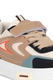 Slazenger KOCH P Unisex Çocuk Cırt Cırtlı Bej Günlük Spor Ayakkabısı