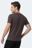 Slazenger RIVALDO T Erkek  Koyu Kahve Tişört