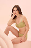 Yeşil Nirvana Desteksiz Straplez Tek Sütyen