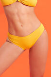 Sarı Reps Basic Tek Alt Bikini