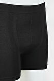 Siyah Seamless Erkek Boxer