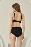 Siyah Beauty From Straplez Tek Üst Bikini