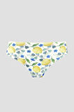 Renkli Lemon Tek Alt Bikini