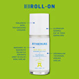 ATHENIAS Bergamot & Citrus Deodorant Roll On Koltuk Altı Tıkamaz Aluminyum Içermez 50 ml X2