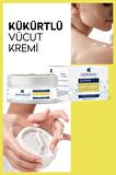 Kükürtlü Vücut Kremi 150 ml Lekeli Cilt Uyuz, Akne & Egzamaya Karşı Krem Sebum Dengeleyici