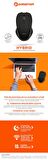 Polosmart PSWM14 Hibrit Bluetooth & Wireless Şarj Edilebilir Kablosuz Mouse Koyu Gri