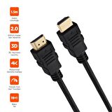 Polosmart PSH07 4K HDMI Kablo 60 Hz 1.5 Metre Siyah