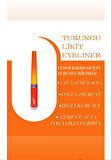 MOV Likit Eyeliner – Turuncu, 3,5 g | Suya Dayanıklı ve Kalıcı