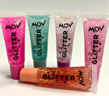 Glitter Lip Gloss No:5 – Işıltılı Dudak Parlatıcısı (Fuşya / Simli Ton)