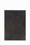 Hakiki Deri Unisex Pasaportluk 732CR - Siyah