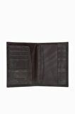 Hakiki Deri Unisex Pasaportluk 732CR - Siyah