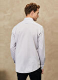 Altınyıldız Classics Slim Fit Gri Erkek Gömlek 4A2023100024