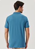 Altınyıldız Classics Gökmavi Erkek Polo T-Shirt 4A9000000001