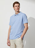Altınyıldız Classics Açık Mavi Erkek Polo T-Shirt 4A9000000002