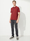 Altınyıldız Classics Polo Yaka Bordo Erkek T-Shirt 4A9000000002