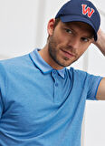 Altınyıldız Classics Saks Melanj Erkek Polo T-Shirt 4A9000000003