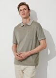 Altınyıldız Classics Nefti Melanj Erkek Polo T-Shirt 4A9000000004