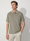Altınyıldız Classics Nefti Melanj Erkek Polo T-Shirt 4A9000000004
