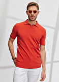 Altınyıldız Classics Polo Yaka Kiremit Erkek T-Shirt 4A4923200017