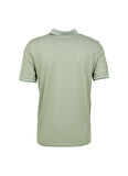 Altınyıldız Classics Yeşil - Beyaz Erkek Polo T-Shirt 4A9000000003