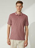 Altınyıldız Classics Beyaz - Bordo Erkek Polo T-Shirt 4A9000000004