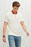 Regular Fit Geniş Kesim Polo Yaka %100 Pamuk Tişört