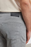 Slim Fit Dar Kesim 5 Cep Pamuklu Armürlü Esnek Pantolon