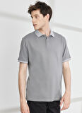 Altınyıldız Classics Polo Yaka Gri Erkek T-Shirt 4A9000000003