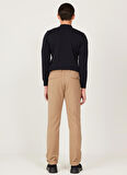 Normal Bel Dar Paça Slim Fit Vizon Erkek Pantolon 4C0124100015