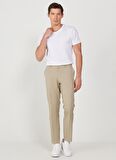 Altınyıldız Classics Normal Bel Dar Paça Slim Fit Bej Erkek Pantolon 4A0123200097