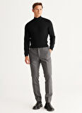 Altınyıldız Classics Normal Bel Dar Paça Slim Fit Gri Erkek Pantolon 4A0124100028