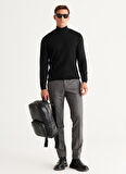 Altınyıldız Classics Normal Bel Dar Paça Slim Fit Gri Erkek Pantolon 4A0124100028