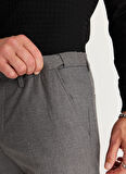 Altınyıldız Classics Normal Bel Dar Paça Slim Fit Gri Erkek Pantolon 4A0124100028