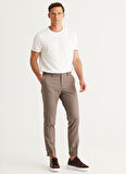 Altınyıldız Classics Normal Bel Dar Paça Slim Fit Vizon Erkek Pantolon 4A0124100028