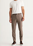 Altınyıldız Classics Normal Bel Dar Paça Slim Fit Vizon Erkek Pantolon 4A0124100028