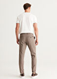 Altınyıldız Classics Normal Bel Dar Paça Slim Fit Vizon Erkek Pantolon 4A0124100028