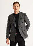 Altınyıldız Classics Slim Fit Siyah Erkek Ceket 4A0424100035