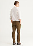 Altınyıldız Classics Normal Bel Dar Paça Slim Fit Haki Erkek Pantolon 4A0124100064