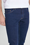 Slim Fit Dar Kesim 5 Cep Esnek Denim Jean Kot Pantolon