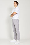 Slim Fit Dar Kesim Pamuklu Esnek Chino Pantolon