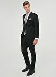 Normal Bel Regular Fit Siyah Erkek Takım Elbise 4A3010000007