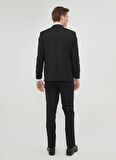 Normal Bel Regular Fit Siyah Erkek Takım Elbise 4A3010000007