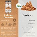 Organik Seylan - Seylon Tarçın Toz 50g - Organic Ceylon Cinnamon Powder 50g- Organically Certified