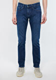 Marcus Gölgeli Koyu Mavi Sporty Jean Pantolon 0035182162