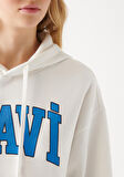 Mavi Logo Baskılı Beyaz Sweatshirt 1600361-81964
