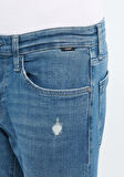 JAKE Yırtıklı Mavi Premium Jean Pantolon 0042283705