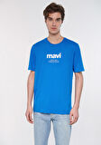 Since 1991 Baskılı Mavi Tişört 066849-70913